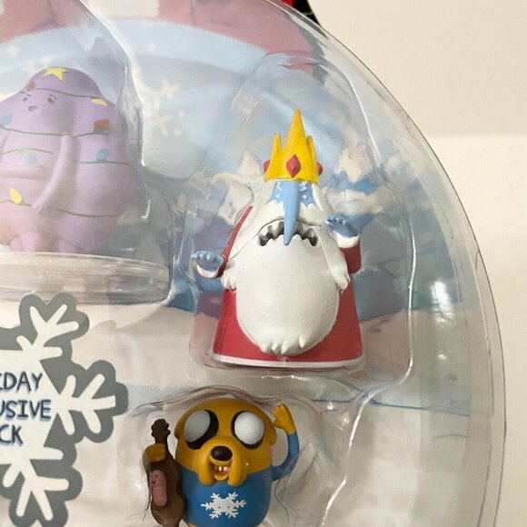 Adventure Time Holly Jolly Pack Jake Finn LSP Shelby Ice King Toys R Us Damaged - Picture 16 of 16